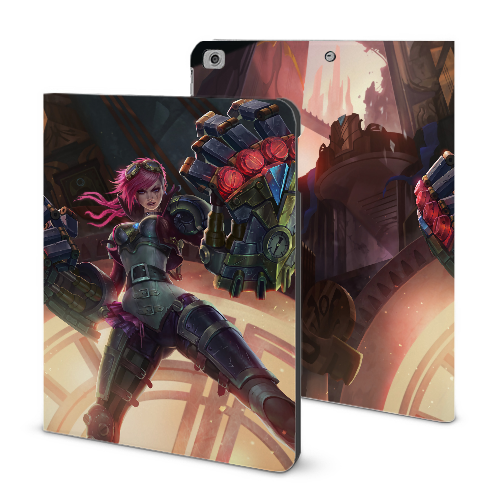 （画像用） リーグ・オブ・レジェンド League of Legends LOL IPad ケース ブック型 PUレザー TPU 耐衝撃 軽量 薄型 ペン収納なし 全面保護 IPad 各モデル対応